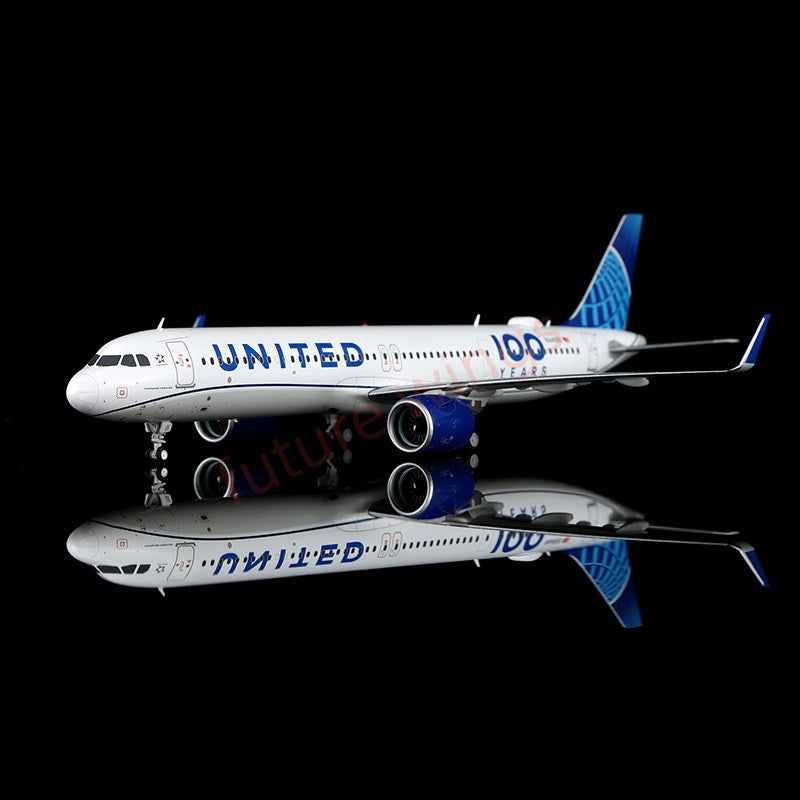 1:200 SQ Wings United Airlines A321 N44550 "100Years" Diecast Aircraft Model