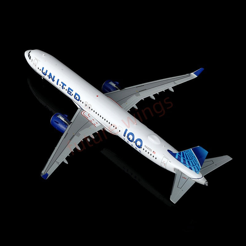 1:200 SQ Wings United Airlines A321 N44550 "100Years" Diecast Aircraft Model