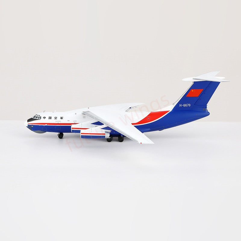 1:200 SQ Wings PLAAF Ilyushin IL-76TD H-6670 Diecast Aircraft Model