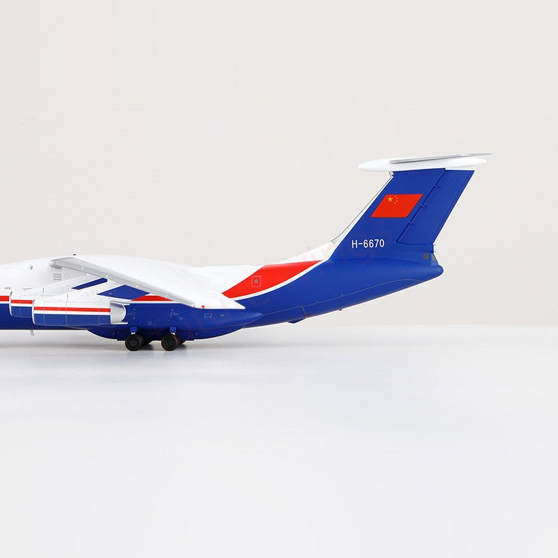 1:200 SQ Wings PLAAF Ilyushin IL-76TD H-6670 Diecast Aircraft Model