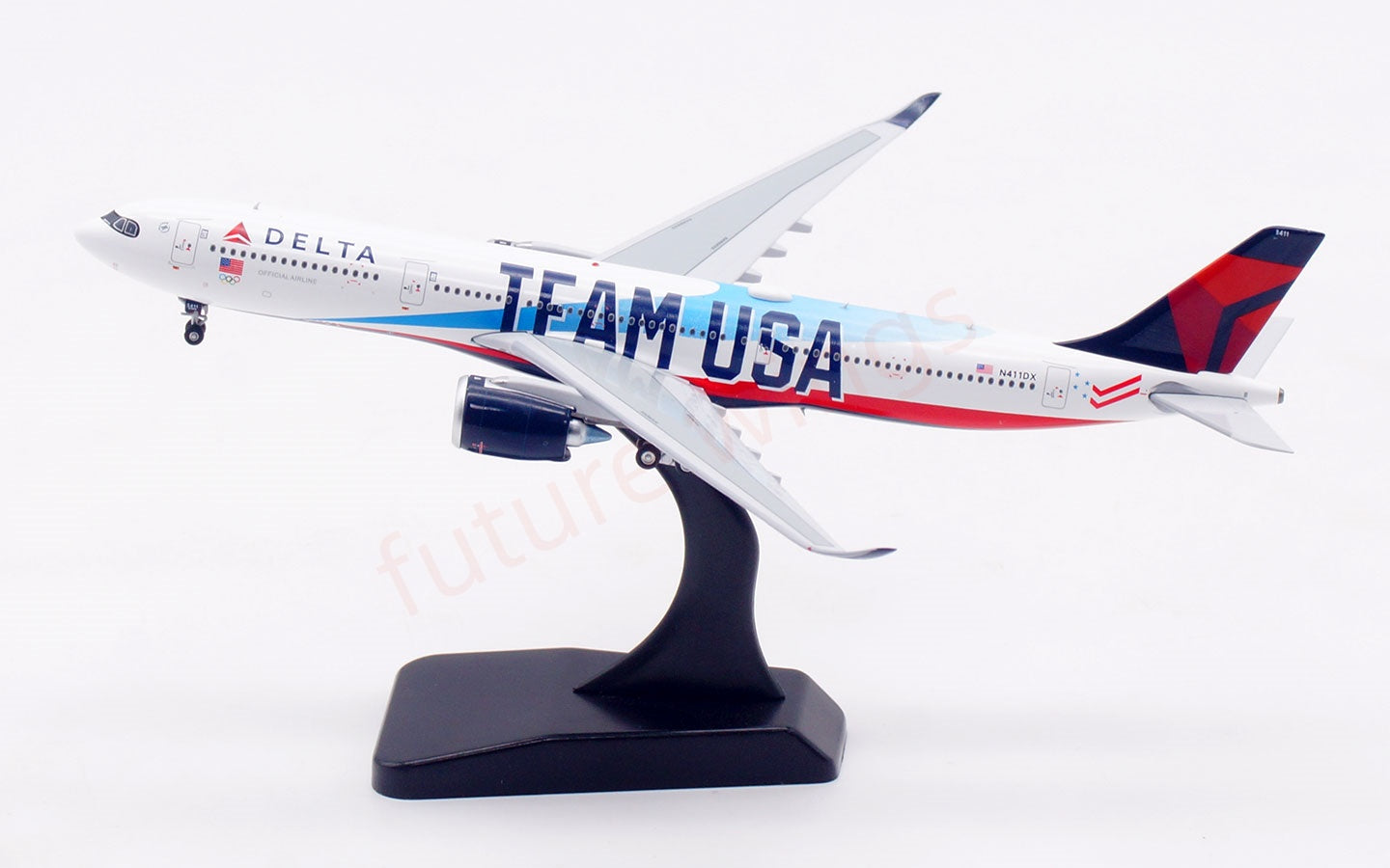 1:400 Aviation400 Delta Airlines A330-900NEO N411DX FreeTractor+Stand