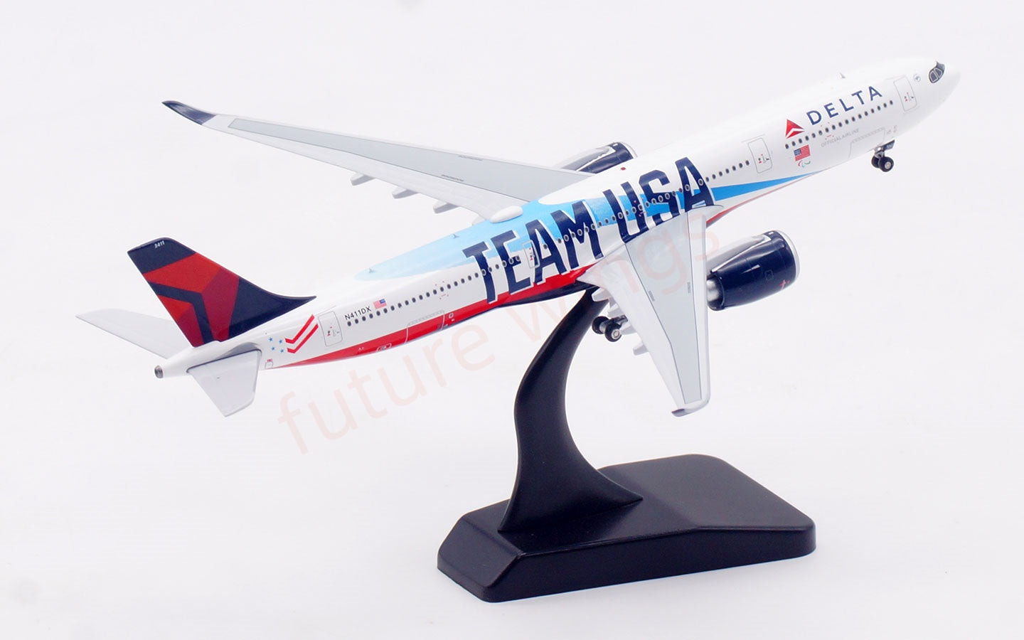 1:400 Aviation400 Delta Airlines A330-900NEO N411DX FreeTractor+Stand