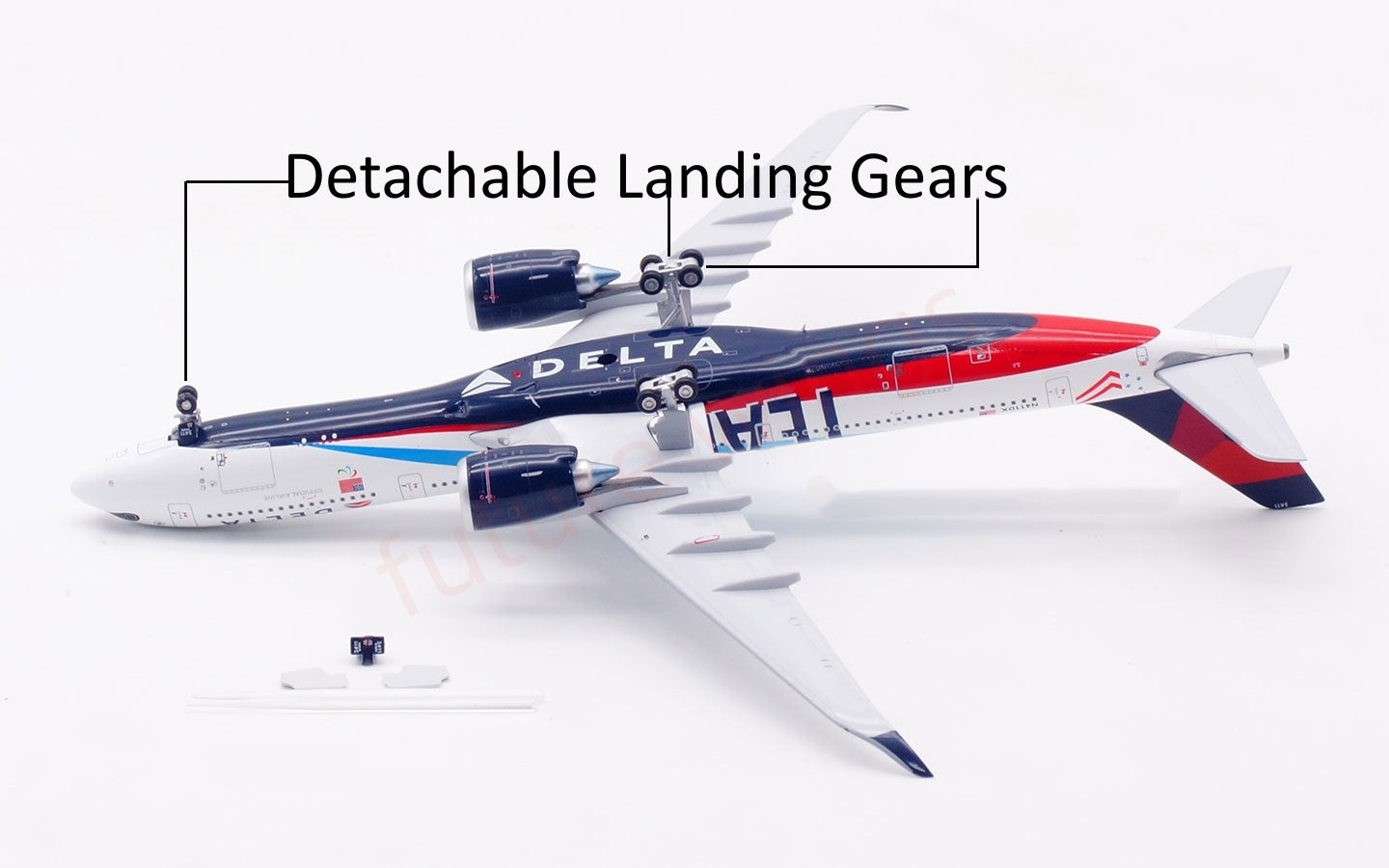 1:400 Aviation400 Delta Airlines A330-900NEO N411DX FreeTractor+Stand