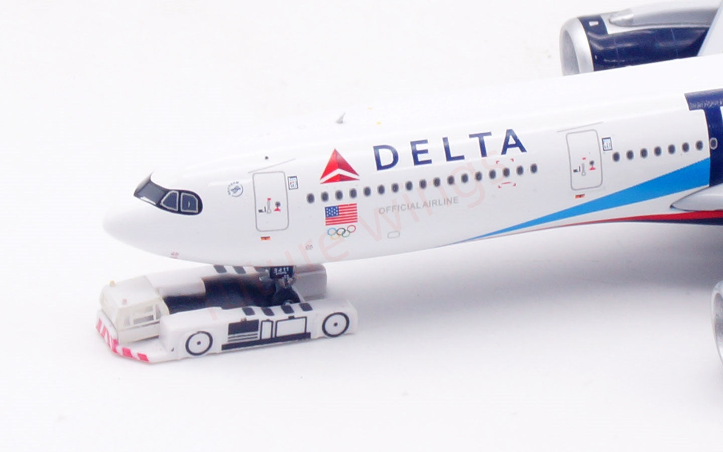 1:400 Aviation400 Delta Airlines A330-900NEO N411DX FreeTractor+Stand