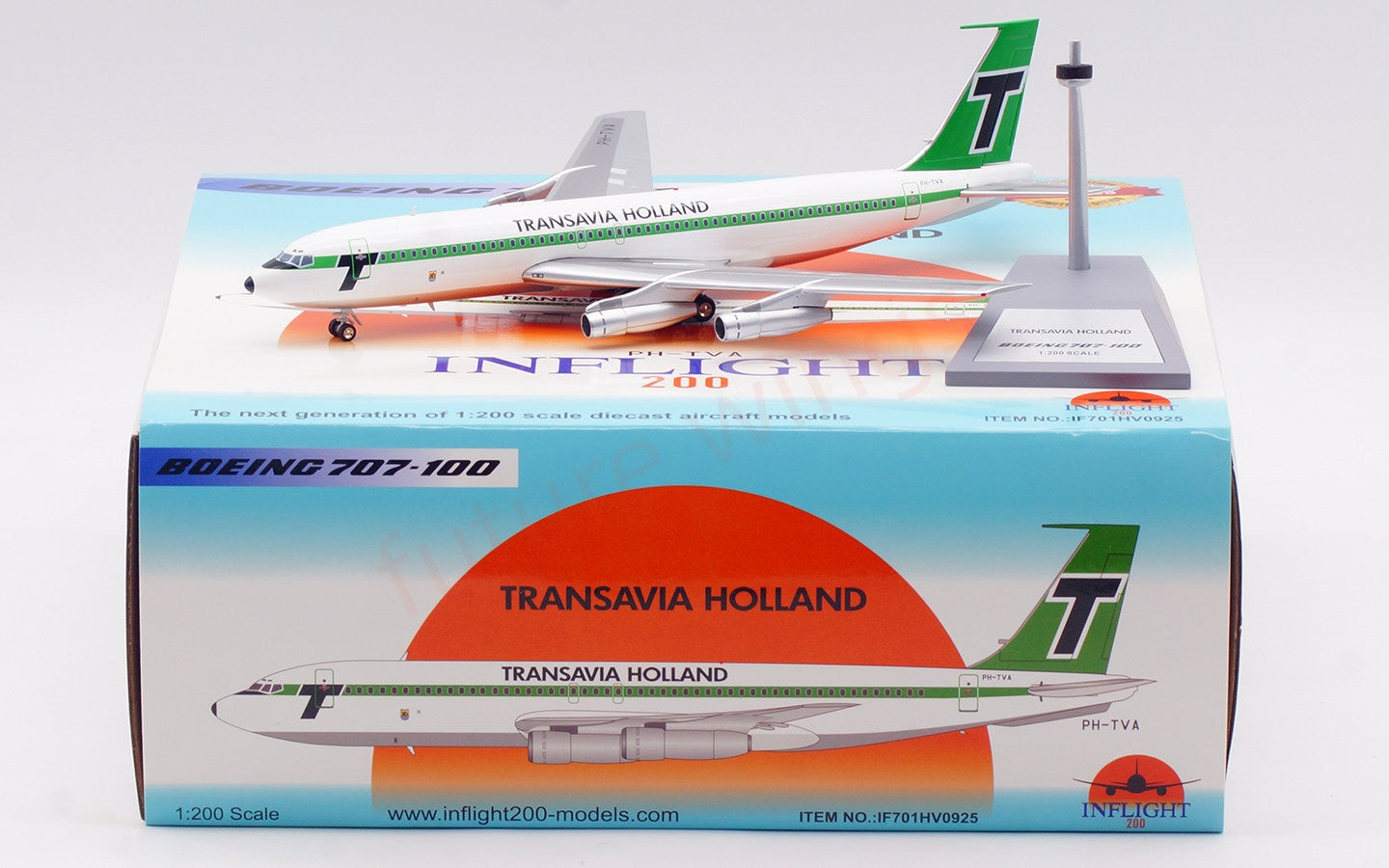 1:200 InFlight200 Transavia Holland B707-100 PH-TVA Diecast Aircraft Model