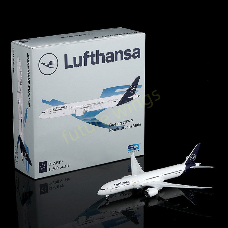 1:200 SQ Wings Lufthansa Airlines B787-9 D-ABPF Diecast Aircraft Model