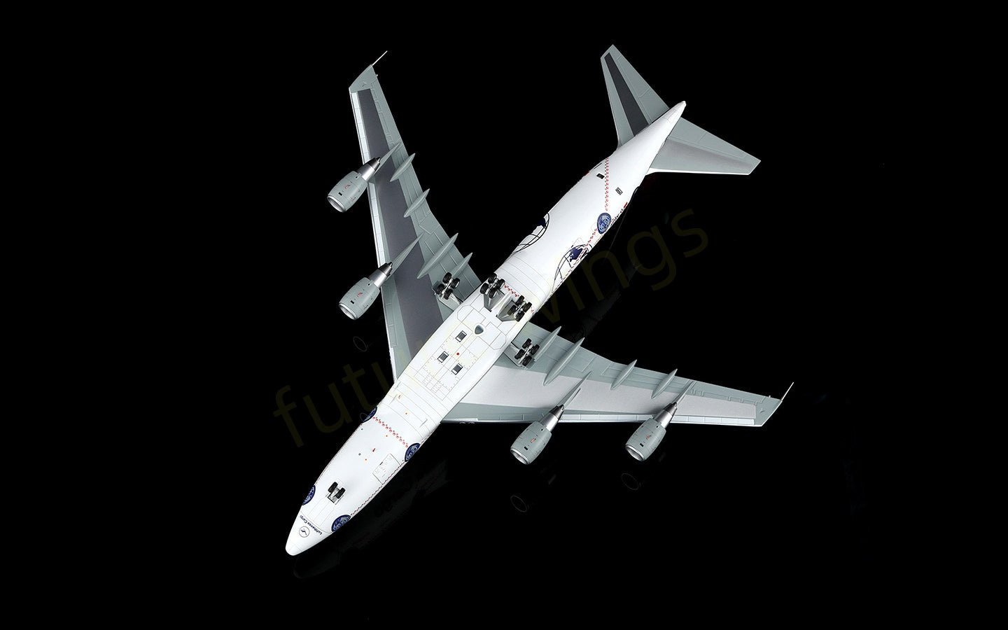 1:200 SQ Wings Lufthansa Cargo B747-200 D-ABZF Diecast Aircraft Model