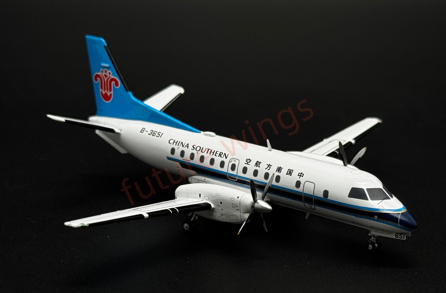 1:200 KJ Models(JC Wings) China Southern Airlines SAAB  340B B-3651 Diecast Aircraft Model