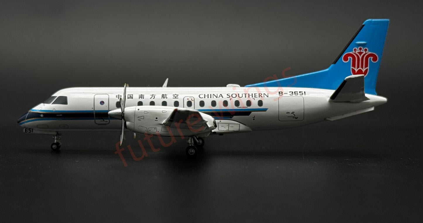 1:200 KJ Models(JC Wings) China Southern Airlines SAAB  340B B-3651 Diecast Aircraft Model