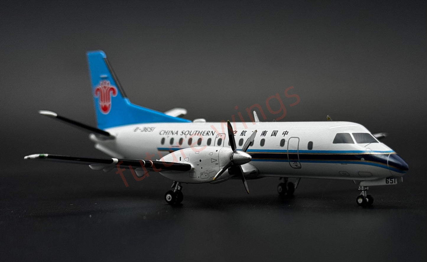 1:200 KJ Models(JC Wings) China Southern Airlines SAAB  340B B-3651 Diecast Aircraft Model