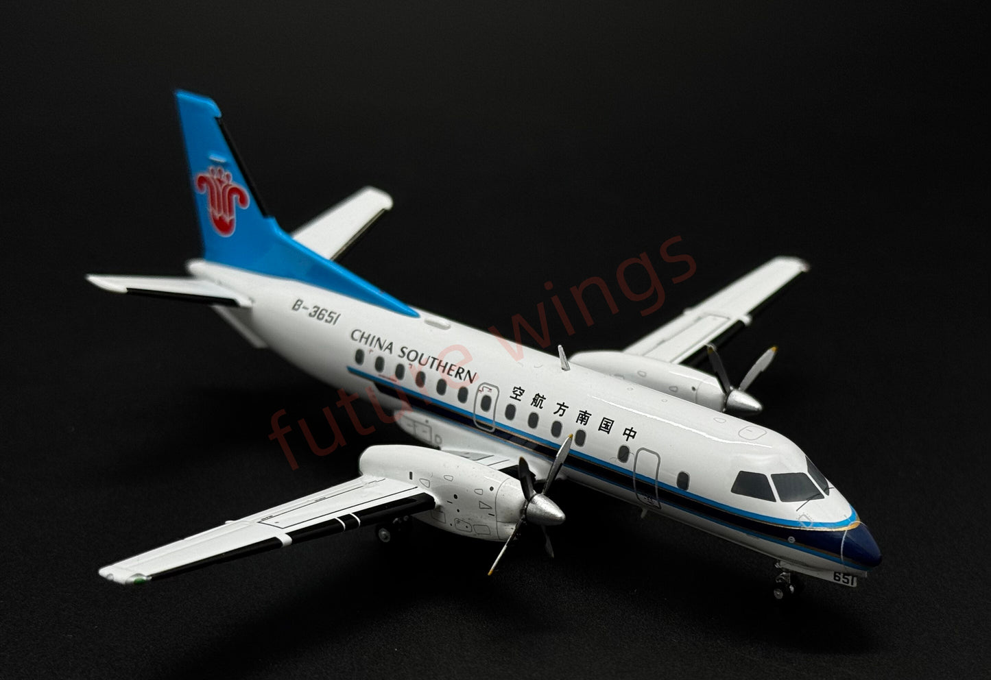 1:200 KJ Models(JC Wings) China Southern Airlines SAAB  340B B-3651 Diecast Aircraft Model