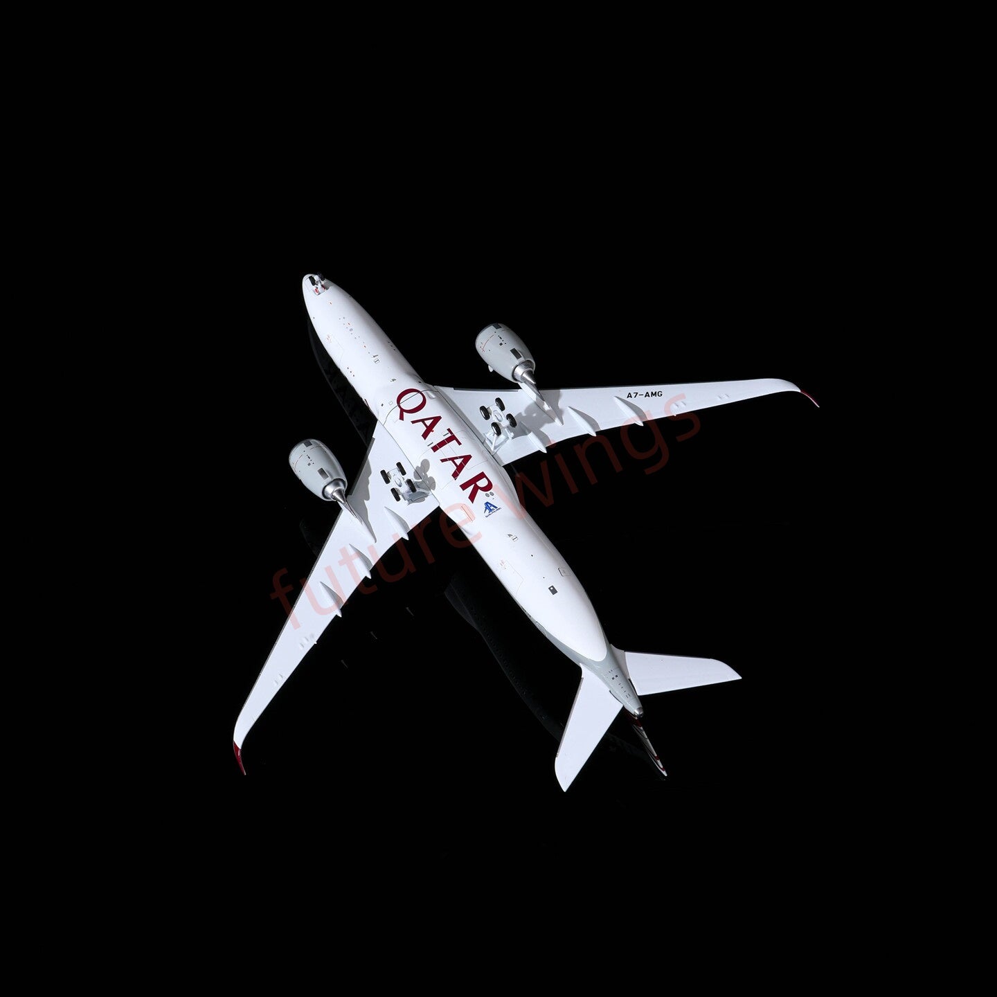 1:400 AeroPolaris Qatar Airways A350-900 A7-AMG Aircraft Model+Free Tractor