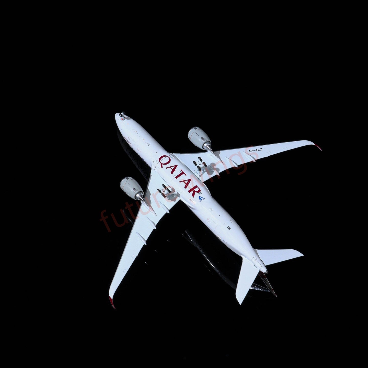 1:400 AeroPolaris Qatar Airways A350-900 A7-ALZ "One World"Aircraft Model+Free Tractor