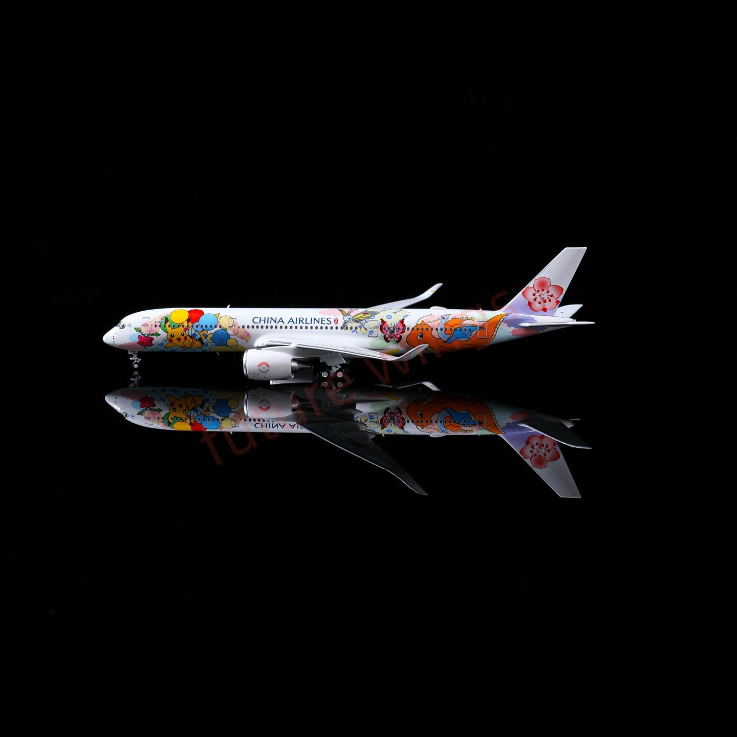 1:400 Nebel(AeroPolaris) China Airlines A350-900 B-18916 Aircraft Model+Free Tractor