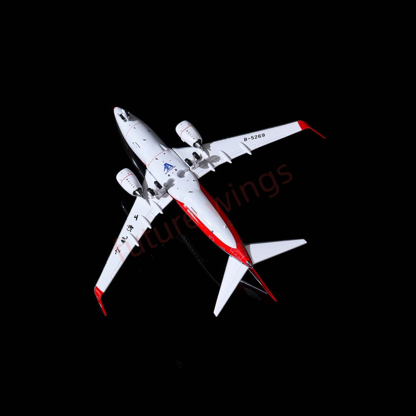 1:400 AeroPolaris ShangHai Airlines B737-700 B-5269 Aircraft Model+Free Tractor
