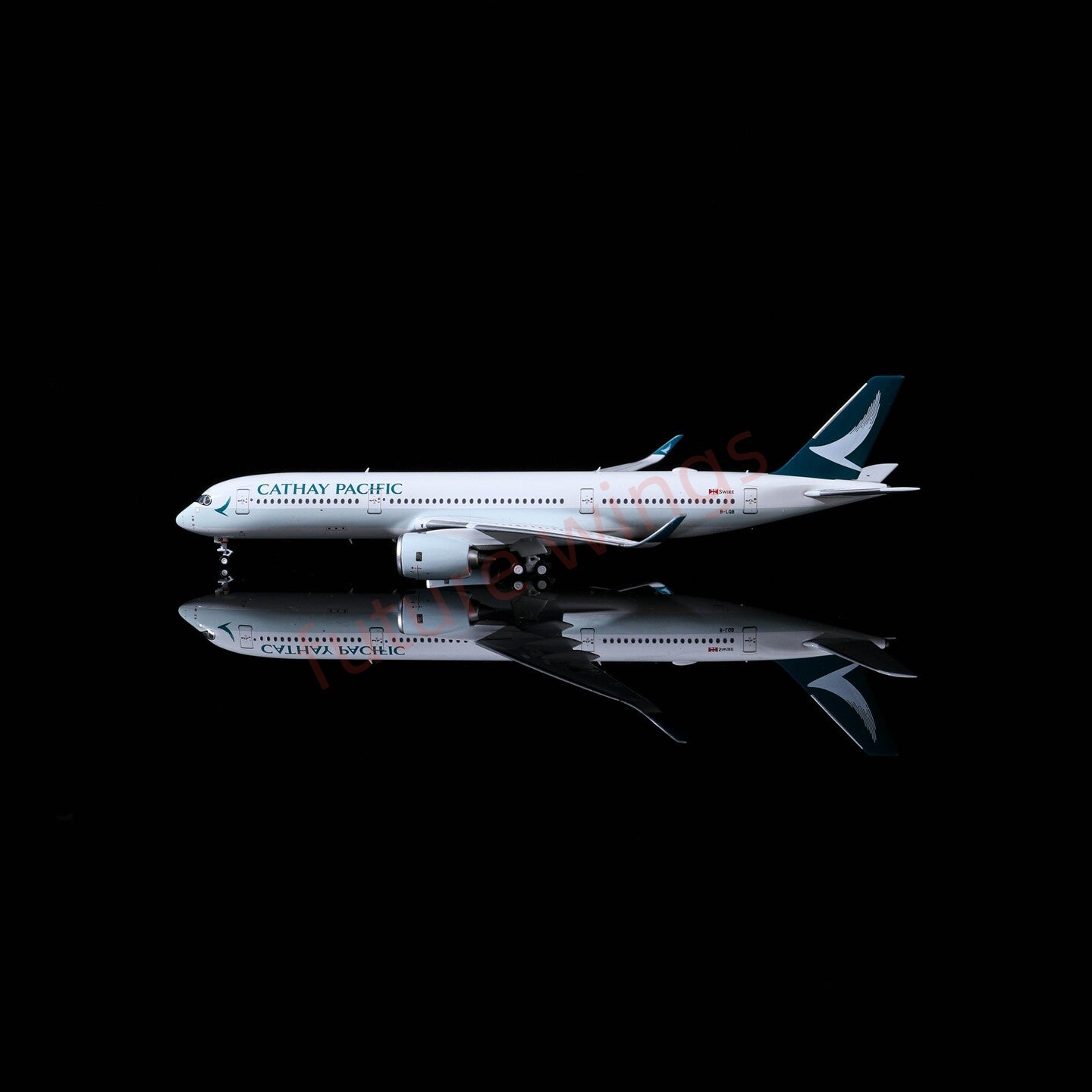 1:400 AeroPolaris Cathay Pacific A350-900 B-LQB Aircraft Model+Free Tractor