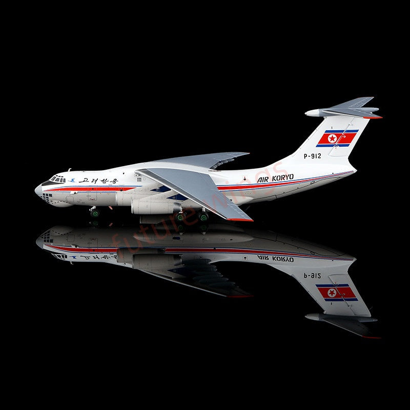 1:400 HX Models Air Ko***** IL-76 P-912 P-913 P-914 Aircraft Model+Free Tractor