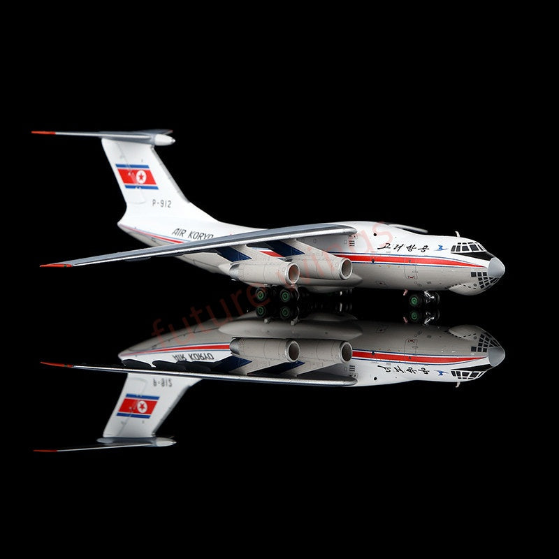 1:400 HX Models Air Ko***** IL-76 P-912 P-913 P-914 Aircraft Model+Free Tractor