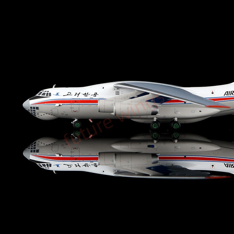 1:400 HX Models Air Ko***** IL-76 P-912 P-913 P-914 Aircraft Model+Free Tractor