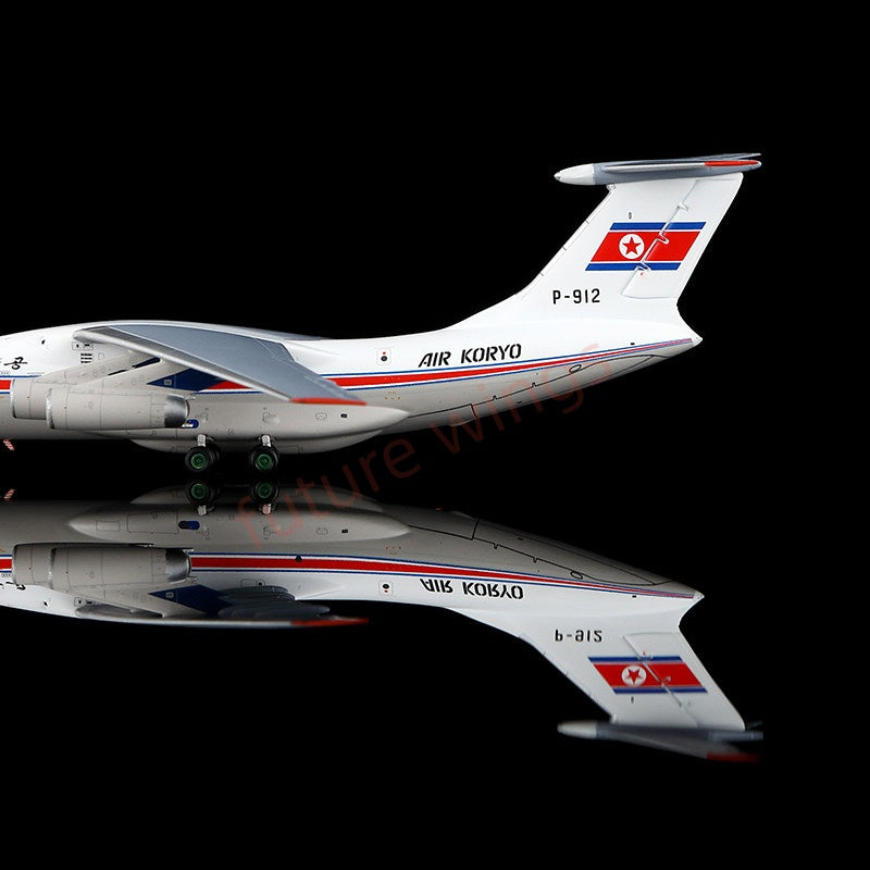 1:400 HX Models Air Ko***** IL-76 P-912 P-913 P-914 Aircraft Model+Free Tractor