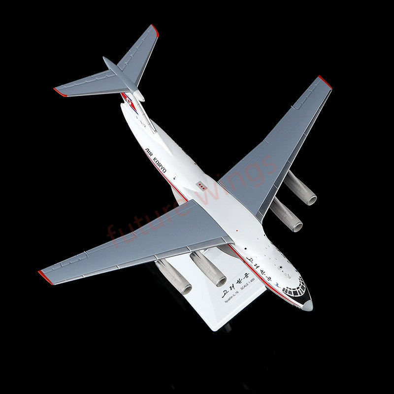 1:400 HX Models Air Ko***** IL-76 P-912 P-913 P-914 Aircraft Model+Free Tractor