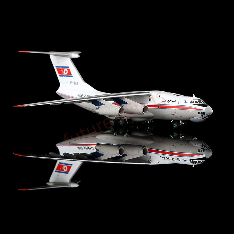 1:400 HX Models Air Ko***** IL-76 P-912 P-913 P-914 Aircraft Model+Free Tractor