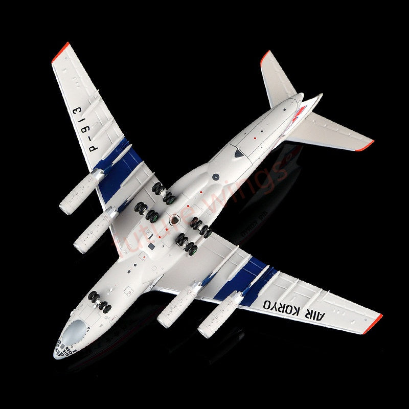1:400 HX Models Air Ko***** IL-76 P-912 P-913 P-914 Aircraft Model+Free Tractor