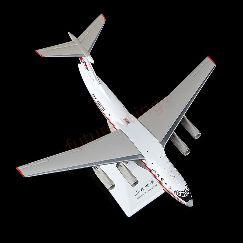 1:400 HX Models Air Ko***** IL-76 P-912 P-913 P-914 Aircraft Model+Free Tractor