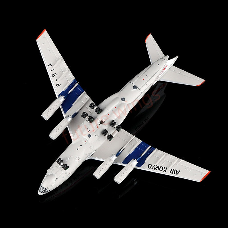 1:400 HX Models Air Ko***** IL-76 P-912 P-913 P-914 Aircraft Model+Free Tractor