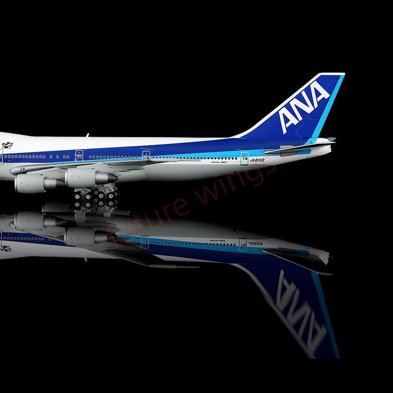 1:400 HX Models ANA B747-100 JA8159 Aircraft Model+Free Tractor