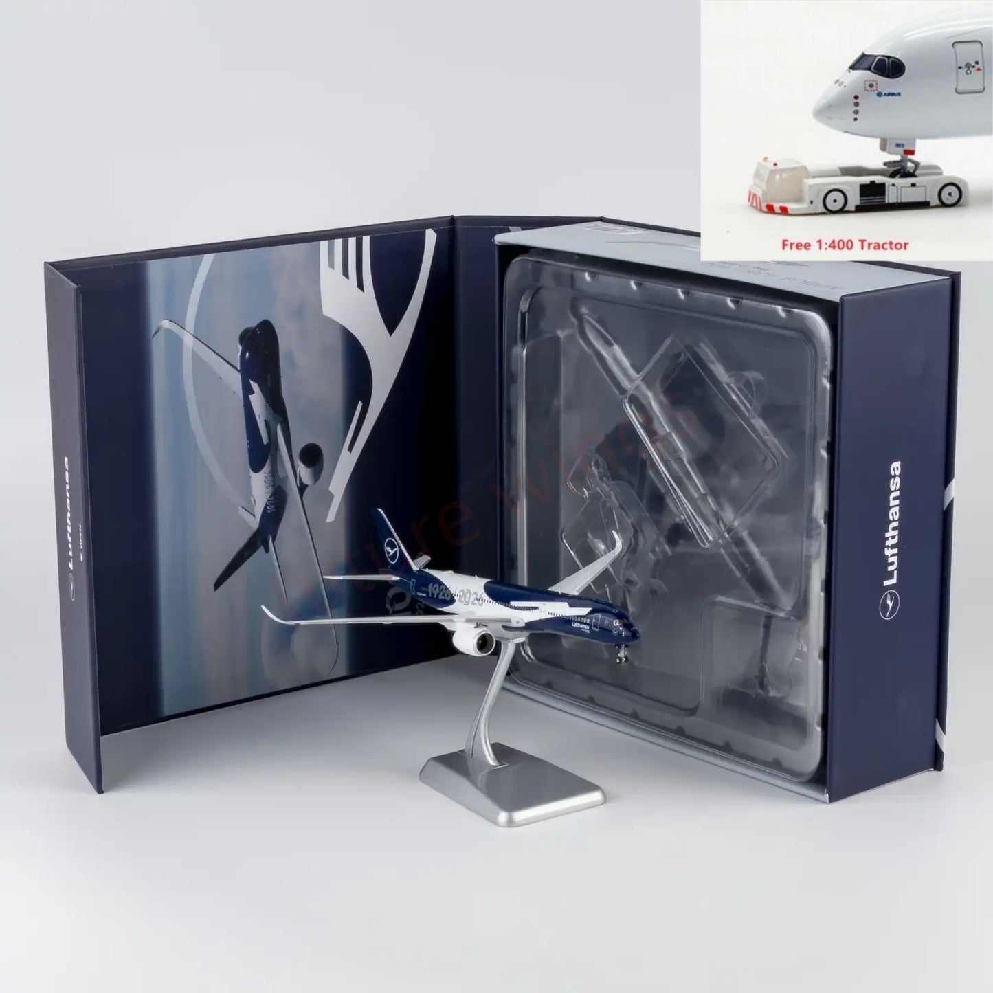 1:400 NG Models NG39130 Lufthansa A350-900 D-AIXL “100years”  "Luxury Package"Aircraft Model +Free Tractor