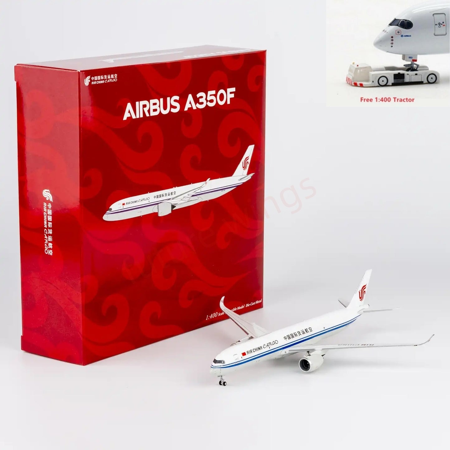 1:400 NG Models NG46011 Air China Cargo A350F Aircraft Model +Free Tractor