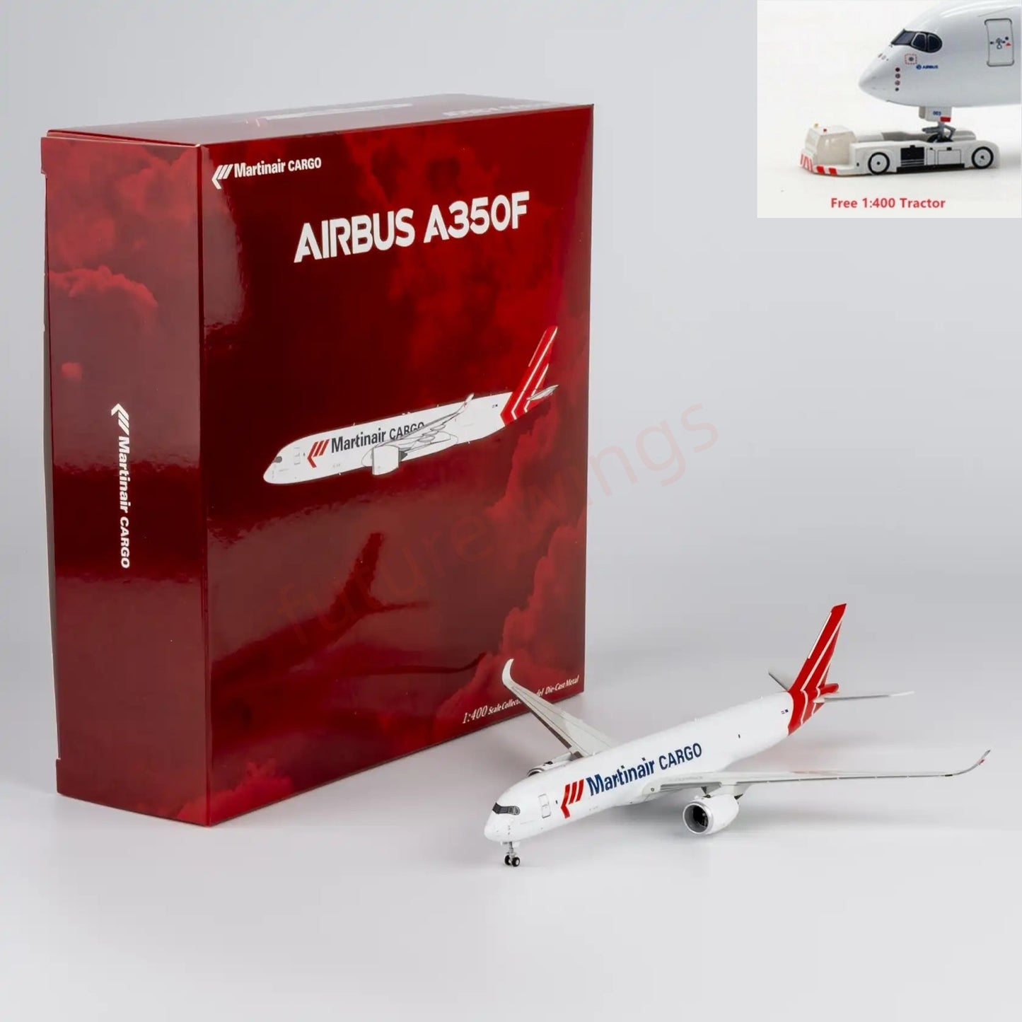 1:400 NG Models NG46009 Marin Air Cargo A350F Aircraft Model +Free Tractor