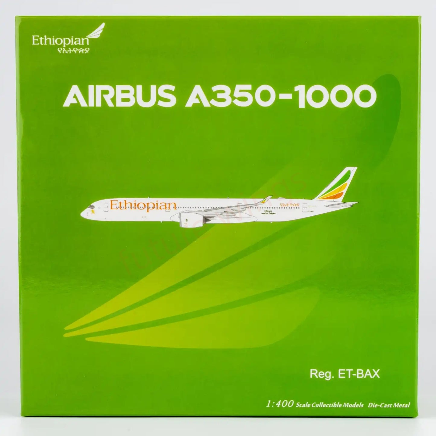 1:400 NG Models NG57037 Ethiopian Airlines A350-1000 ET-BAX Aircraft Model+Free Tractor