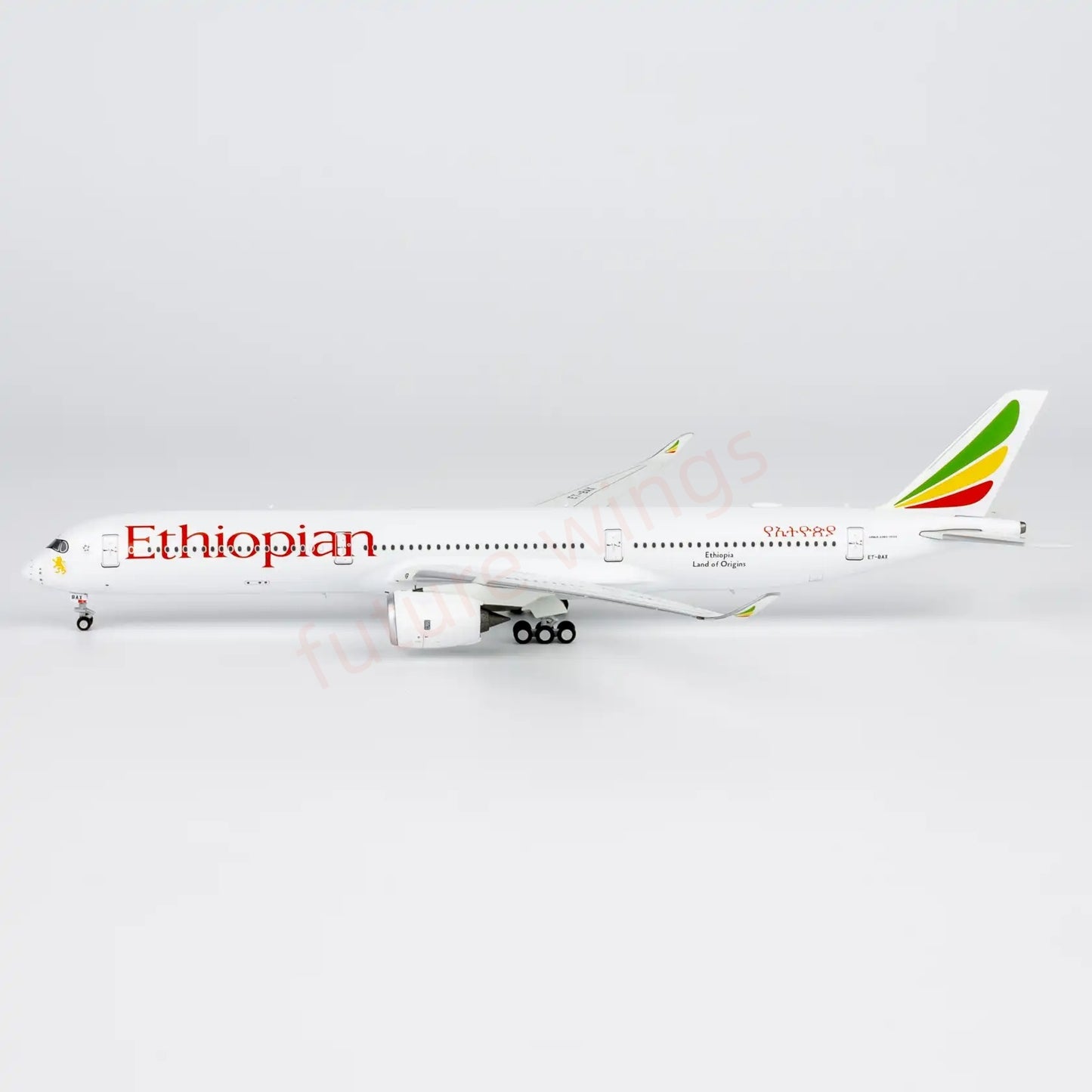 1:400 NG Models NG57037 Ethiopian Airlines A350-1000 ET-BAX Aircraft Model+Free Tractor