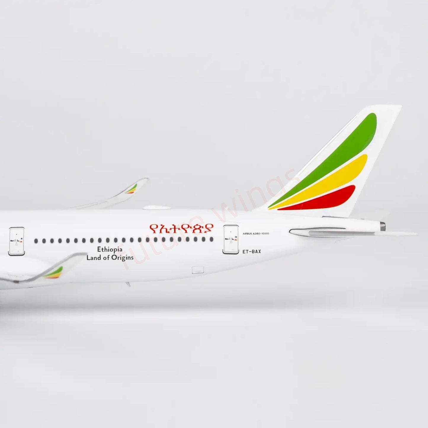 1:400 NG Models NG57037 Ethiopian Airlines A350-1000 ET-BAX Aircraft Model+Free Tractor