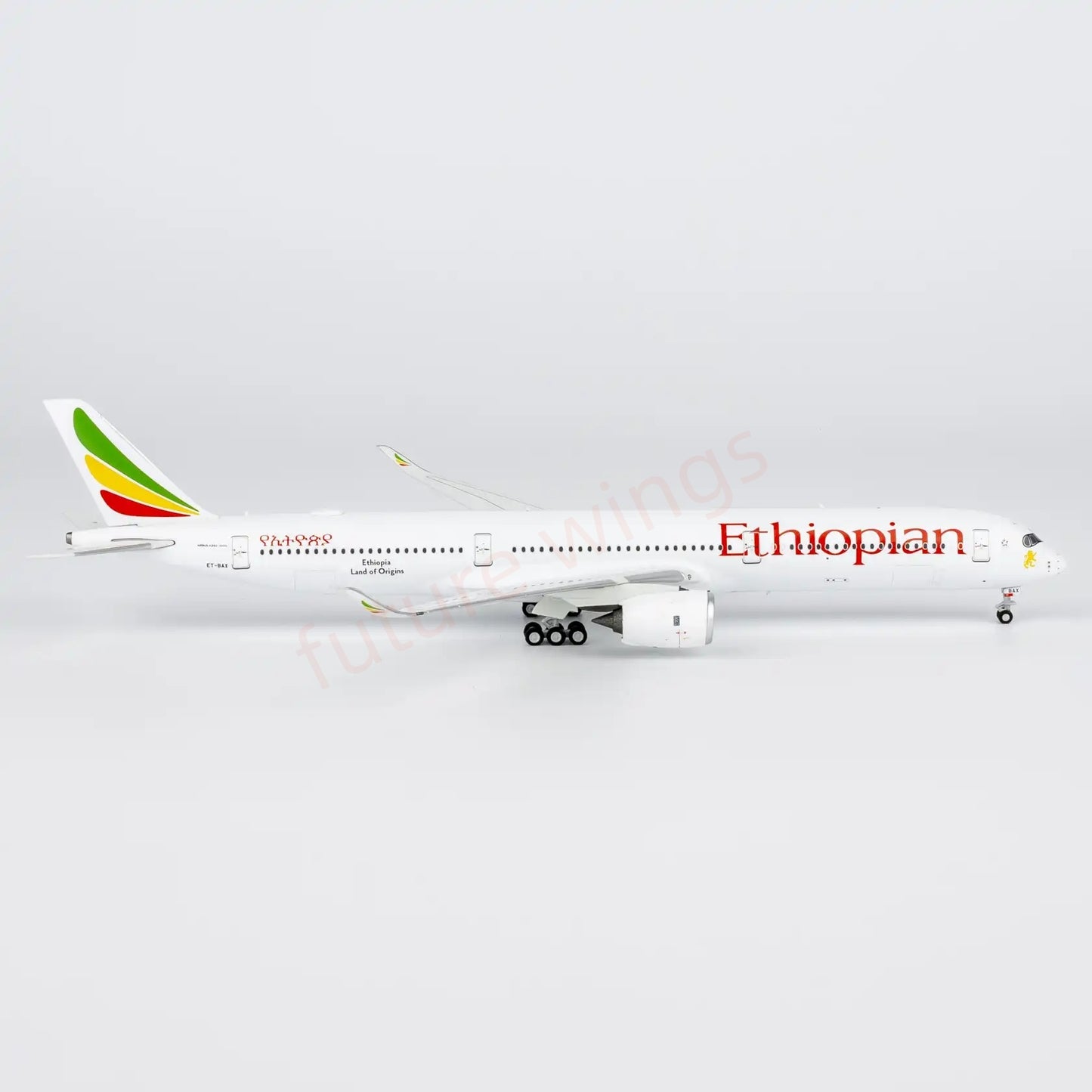 1:400 NG Models NG57037 Ethiopian Airlines A350-1000 ET-BAX Aircraft Model+Free Tractor