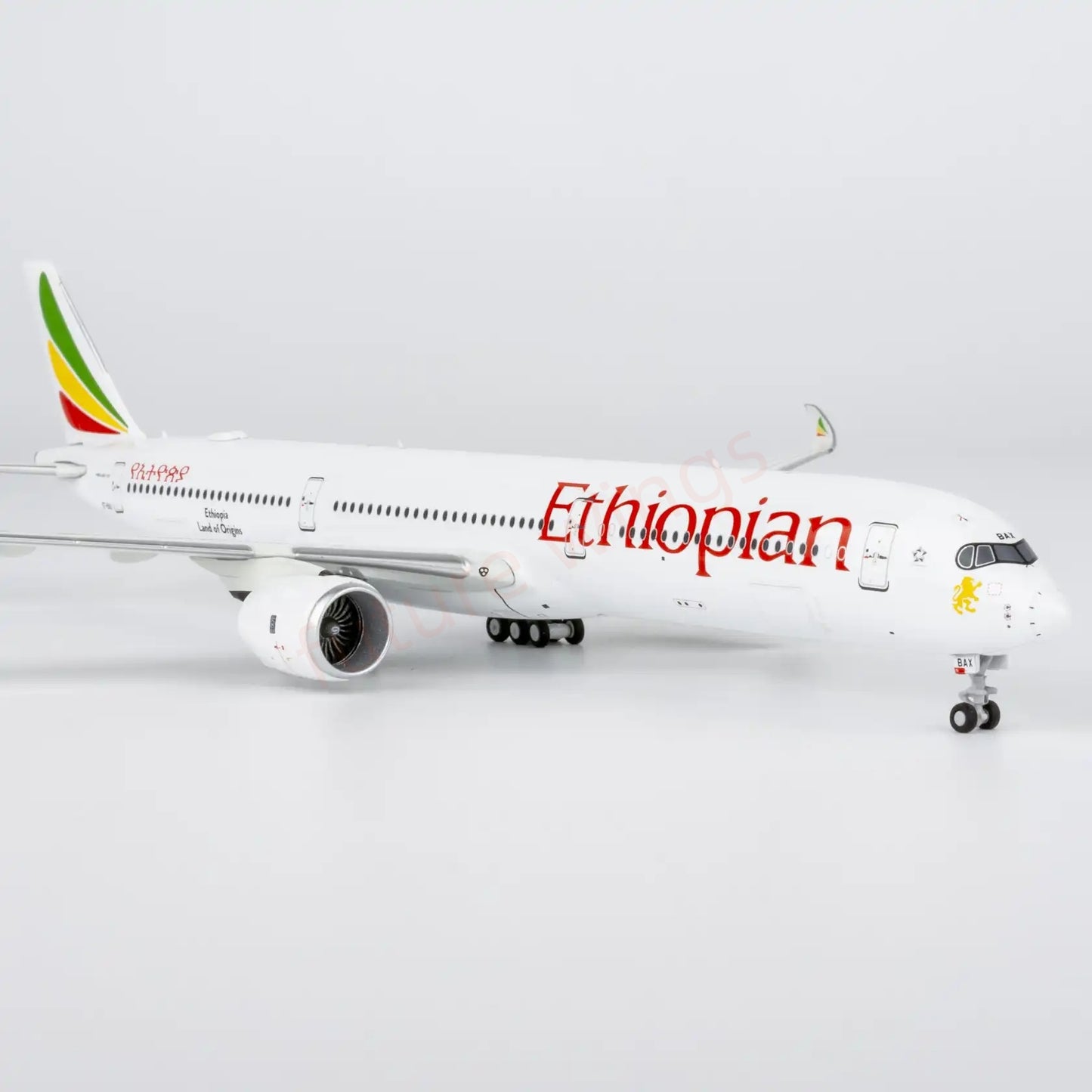 1:400 NG Models NG57037 Ethiopian Airlines A350-1000 ET-BAX Aircraft Model+Free Tractor