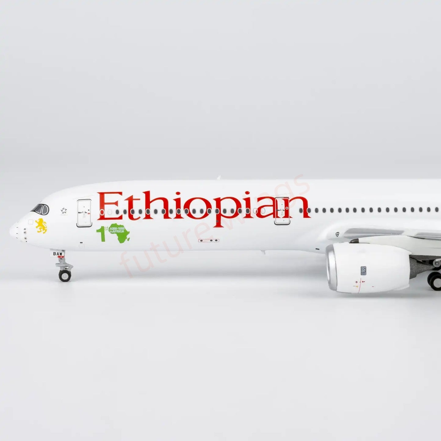 1:400 NG Models NG57036 Ethiopian Airlines A350-1000 ET-BAW Aircraft Model+Free Tractor