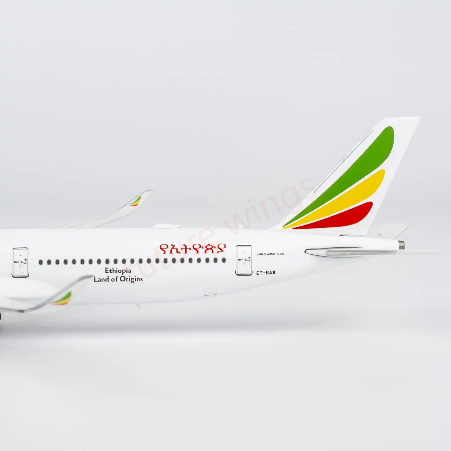 1:400 NG Models NG57036 Ethiopian Airlines A350-1000 ET-BAW Aircraft Model+Free Tractor