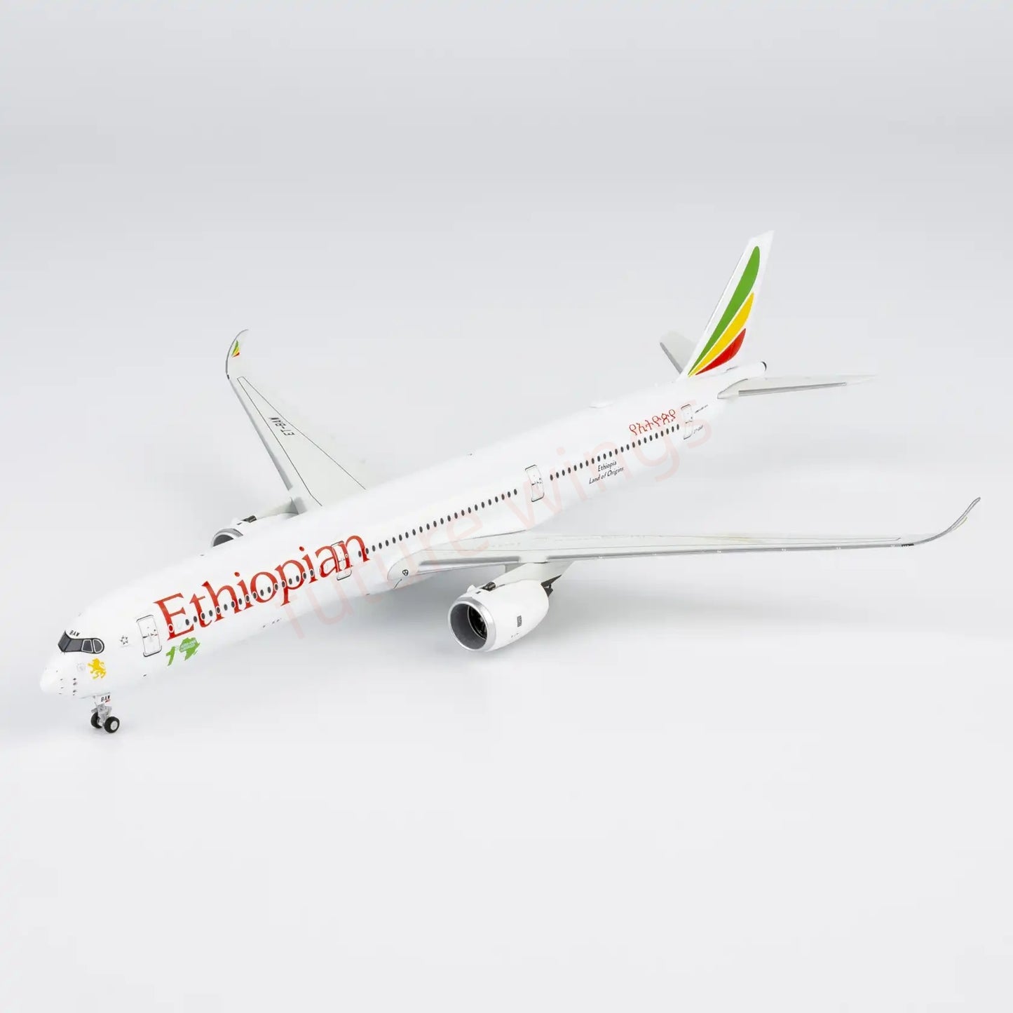 1:400 NG Models NG57036 Ethiopian Airlines A350-1000 ET-BAW Aircraft Model+Free Tractor
