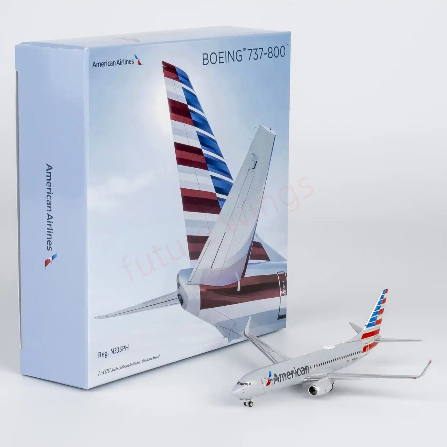1:400 NG Models NG58261 American Airlines B737-800 N883NN Aircraft Model+Free Tractor
