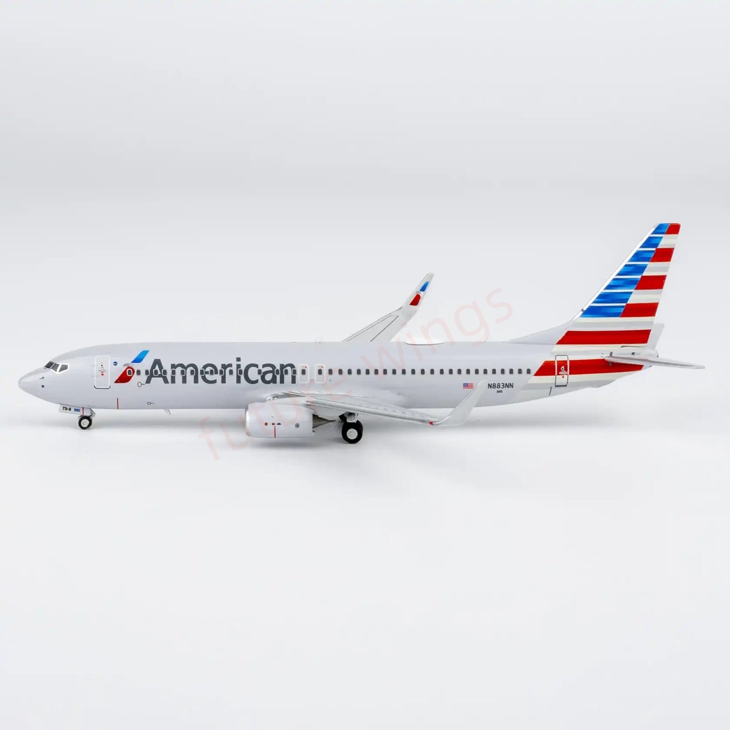 1:400 NG Models NG58261 American Airlines B737-800 N883NN Aircraft Model+Free Tractor