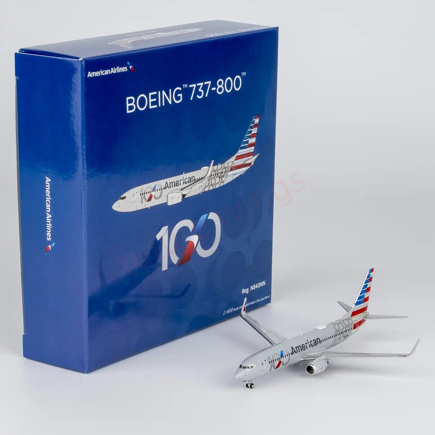 1:400 NG Models NG58259 American Airlines B737-800 N883NN Aircraft Model+Free Tractor