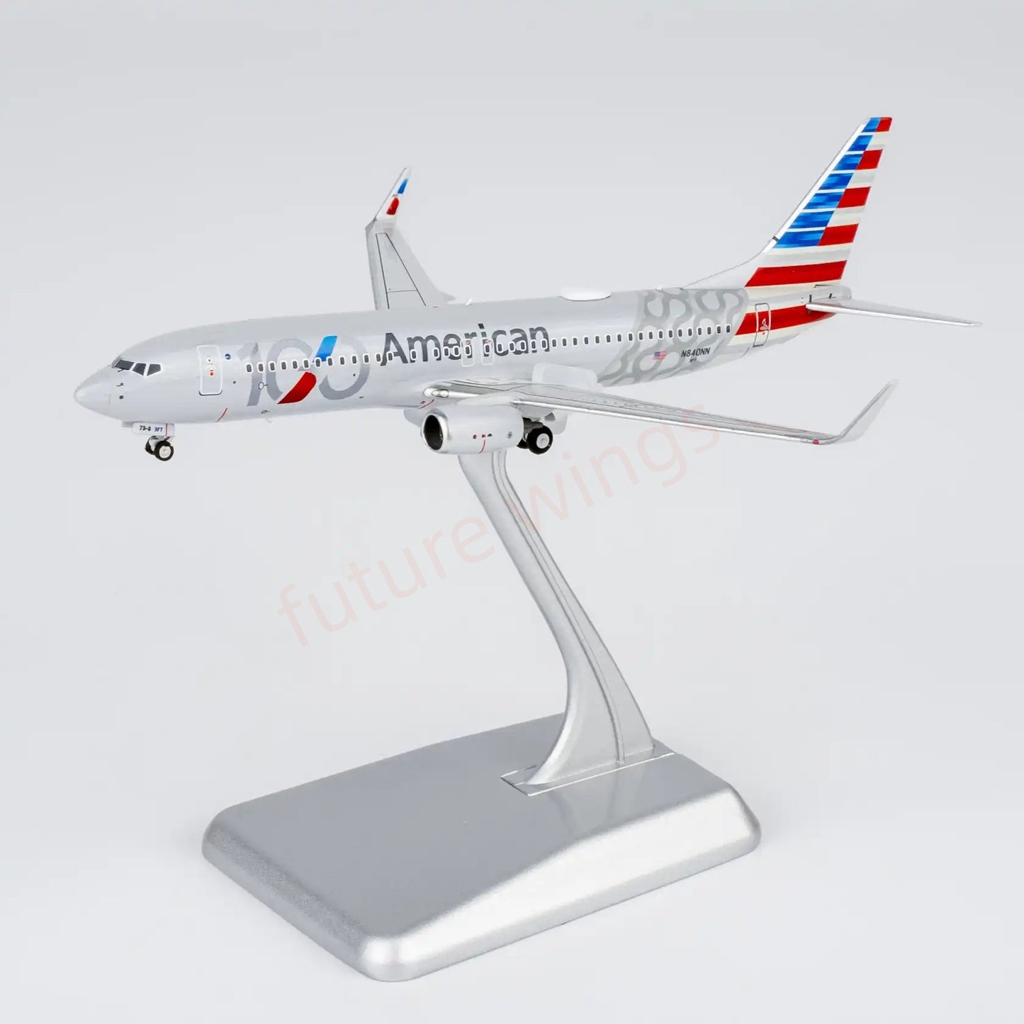 1:400 NG Models NG58258 American Airlines B737-800 N840NN 100years "Luxury Package"Aircraft Model+Free Tractor