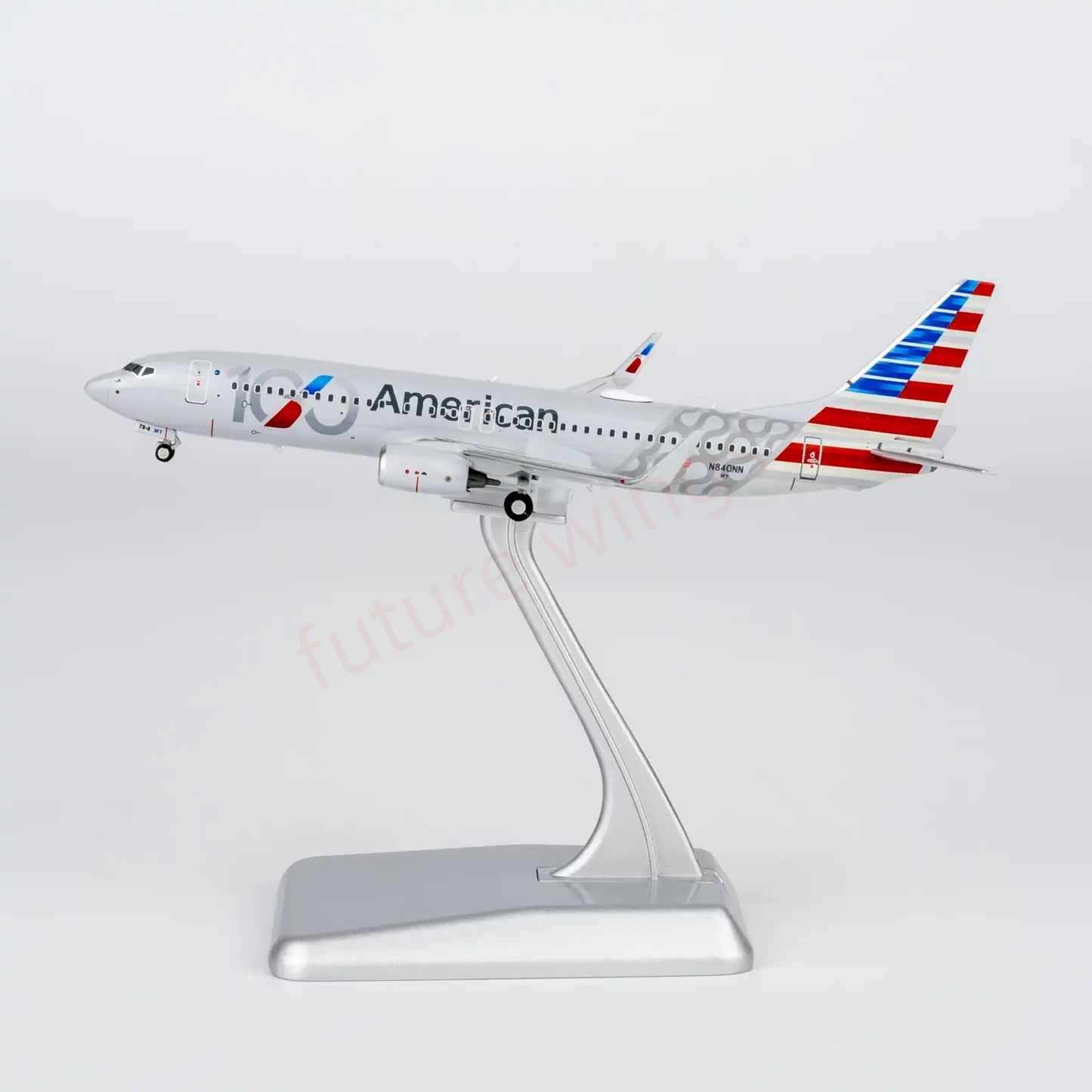 1:400 NG Models NG58258 American Airlines B737-800 N840NN 100years "Luxury Package"Aircraft Model+Free Tractor