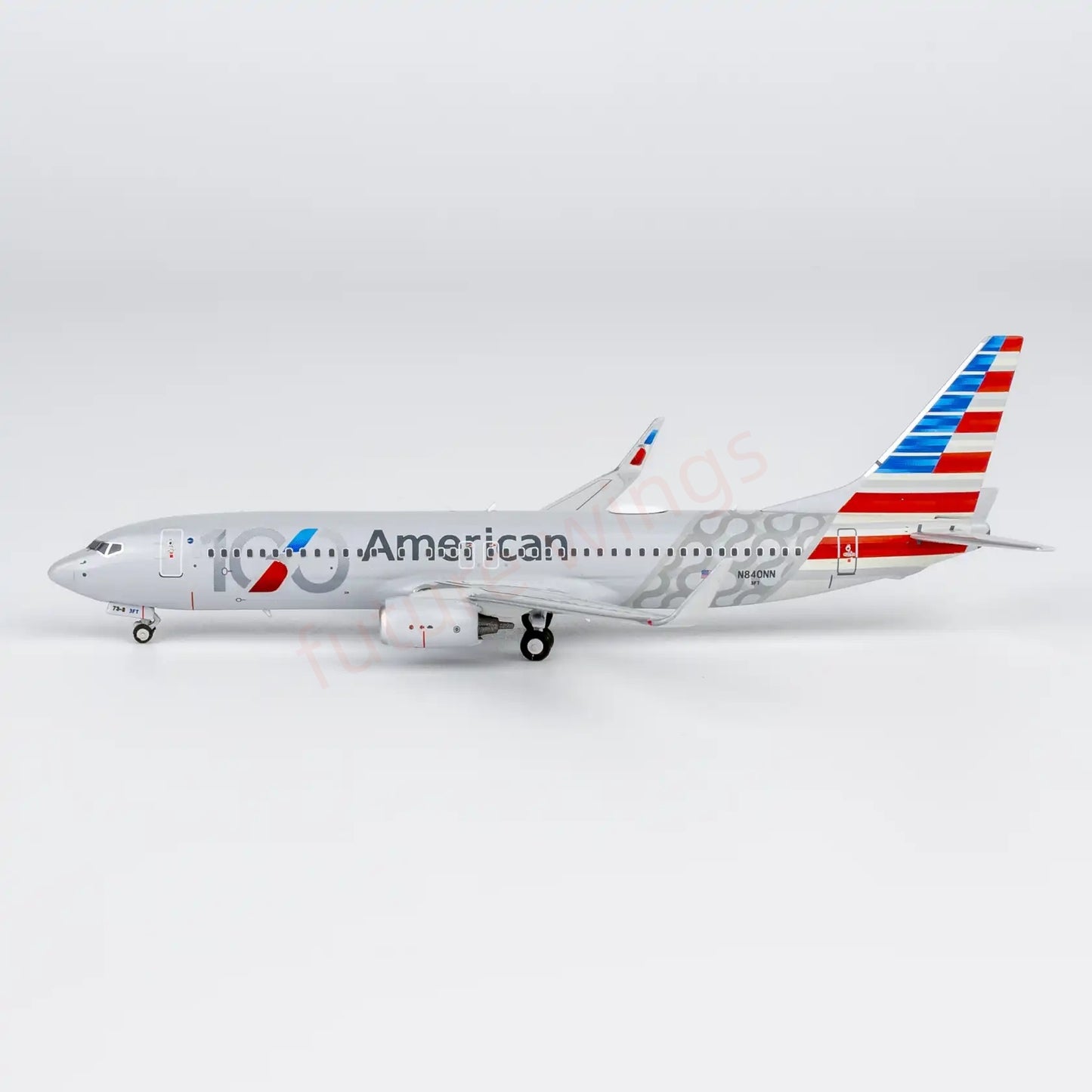 1:400 NG Models NG58258 American Airlines B737-800 N840NN 100years "Luxury Package"Aircraft Model+Free Tractor