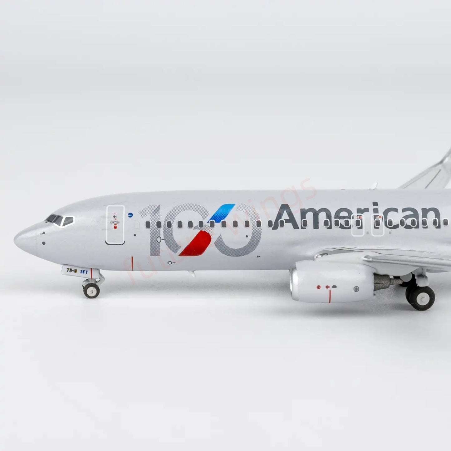1:400 NG Models NG58258 American Airlines B737-800 N840NN 100years "Luxury Package"Aircraft Model+Free Tractor