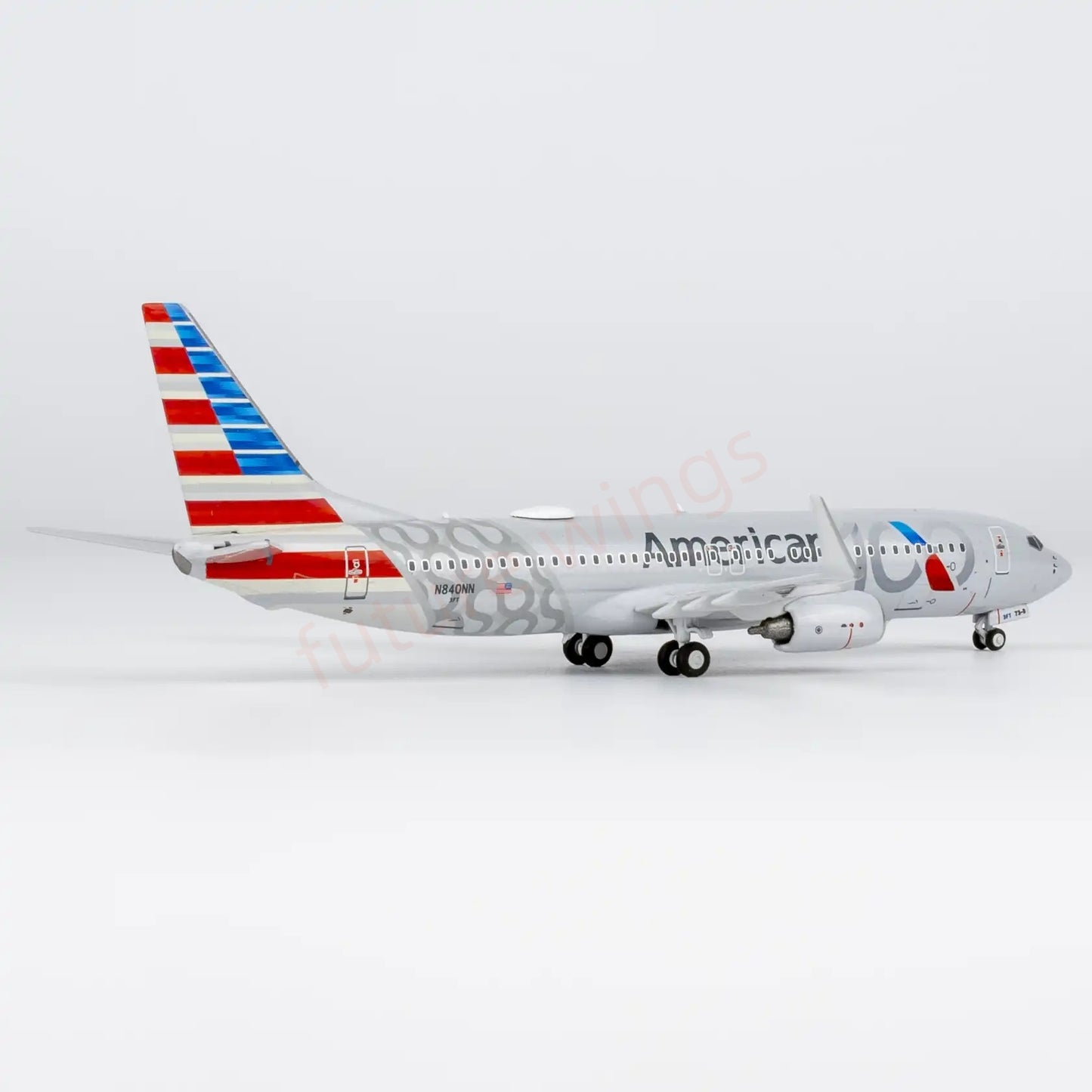 1:400 NG Models NG58258 American Airlines B737-800 N840NN 100years "Luxury Package"Aircraft Model+Free Tractor