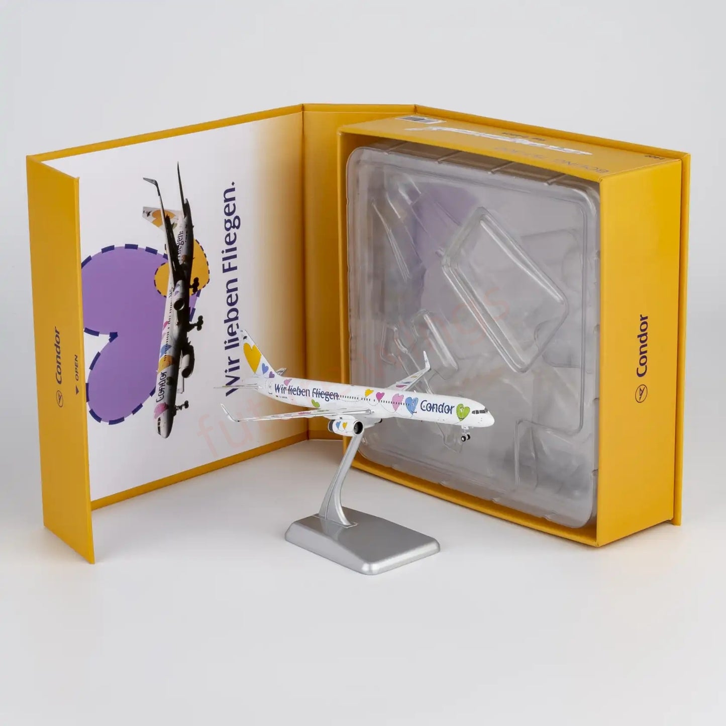 1:400 NG Models NG45010 Condor B757-300 D-ABON "Luxury Package" Aircraft Model+Free Tractor